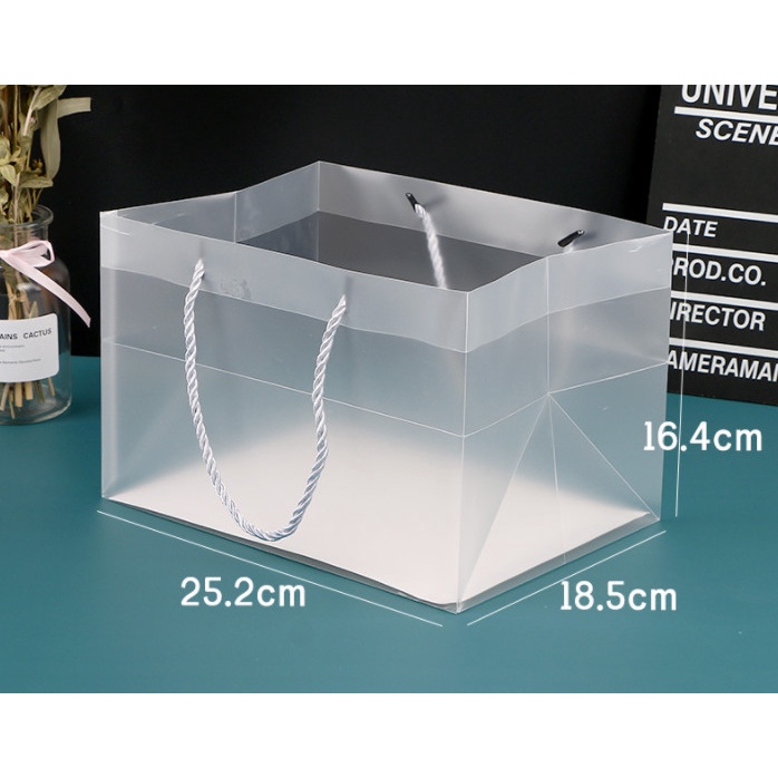 

[SC] Paper Bagd Dove lebar semi transparan Elegan Kantong Bingkisan Kemasan - VARIAN A