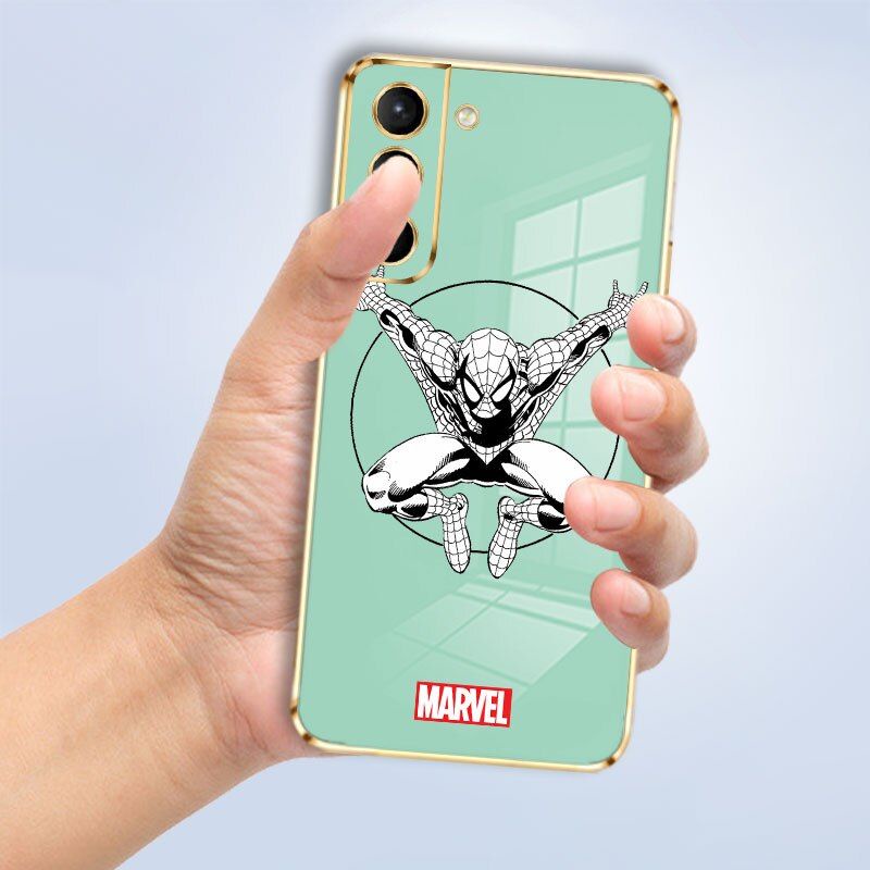 Electroplated Spider Man Case For Samsung A01/A01CORE/M01CORE/A02/M02/A02S/M02S/F02S/A03/A03CORE/A03