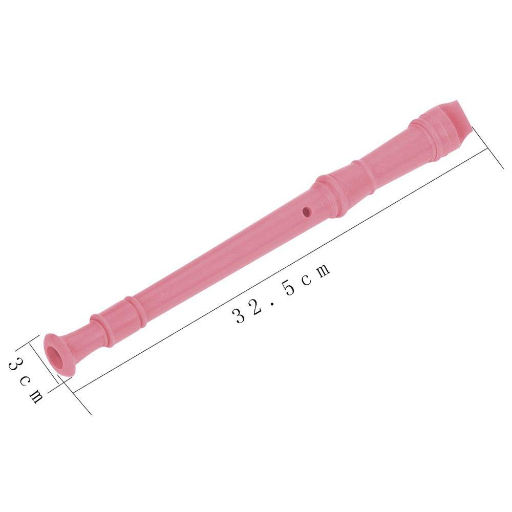 【 ELEGANT 】 Suling Panjang Profesional Treble Recorder Clarinet Delapan Lubang Hadiah Untuk Teman Dengan Batang Pembersih Irish Whistle Flute Recorder Flute