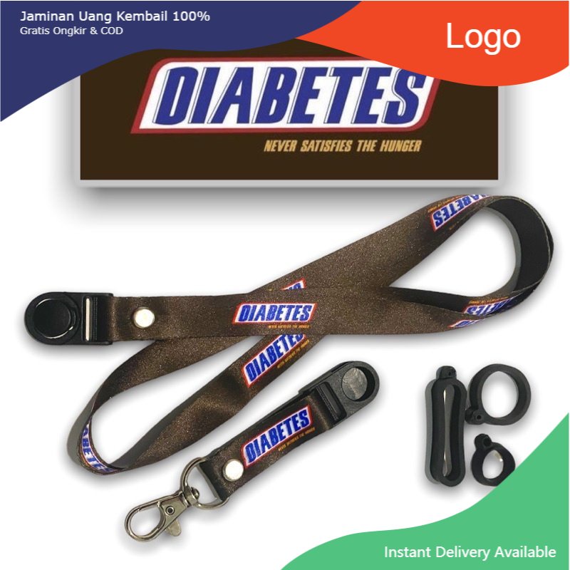 

DIABETES LANYARD GANTUNGAN HP FREE ORING 3