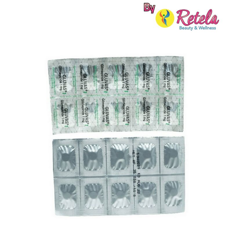 Gluvas 1mg Tab 10`S