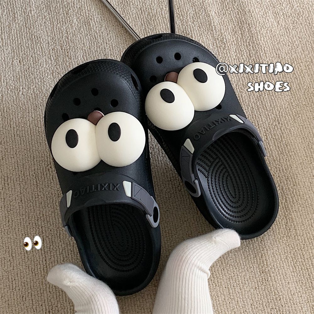 2pcs &lt;big eyes&gt;Jibitz Diy Shoe Accessorie Ins Shoe Decoration Untuk Sepatu Wanita