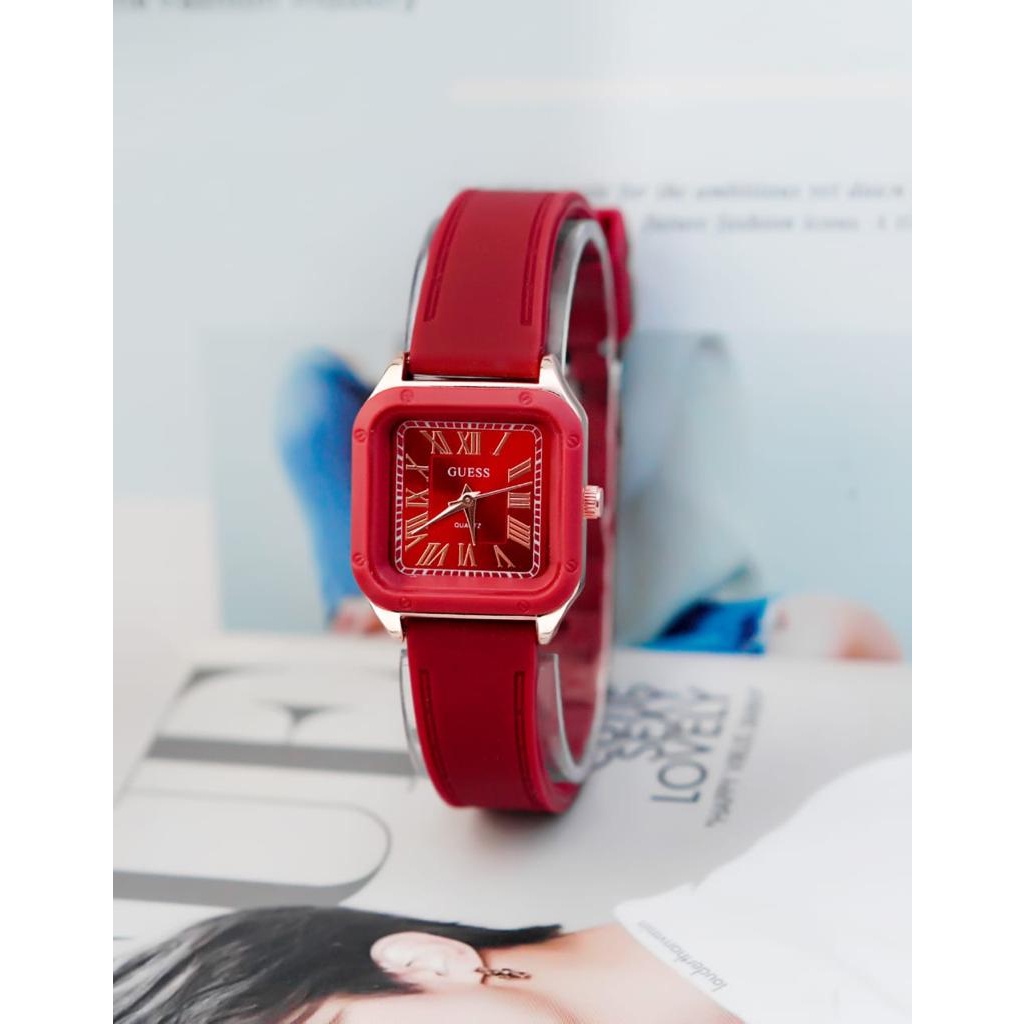 BAJ Jam Tangan Quartz Strap PU Analog Casual Gaya Retro Wanita &amp; Pria Ulzzang Watch Korean Fashion RM091