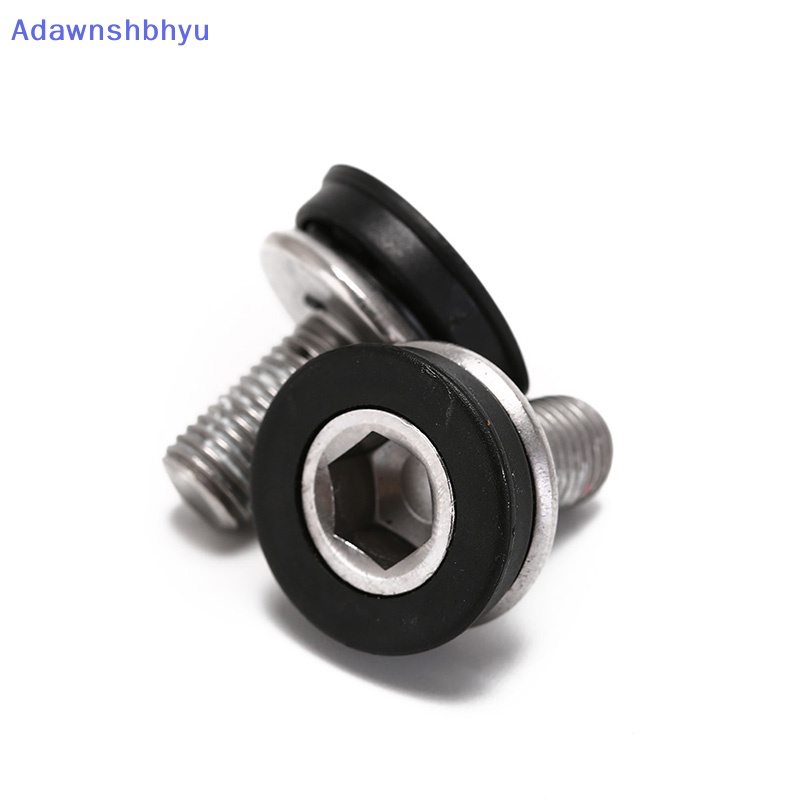 Adhyu 2pcs cycle bike Sepeda Tanpa Topi Bawah bracket As Engkol Lengan Baut m8 Sekrup ID