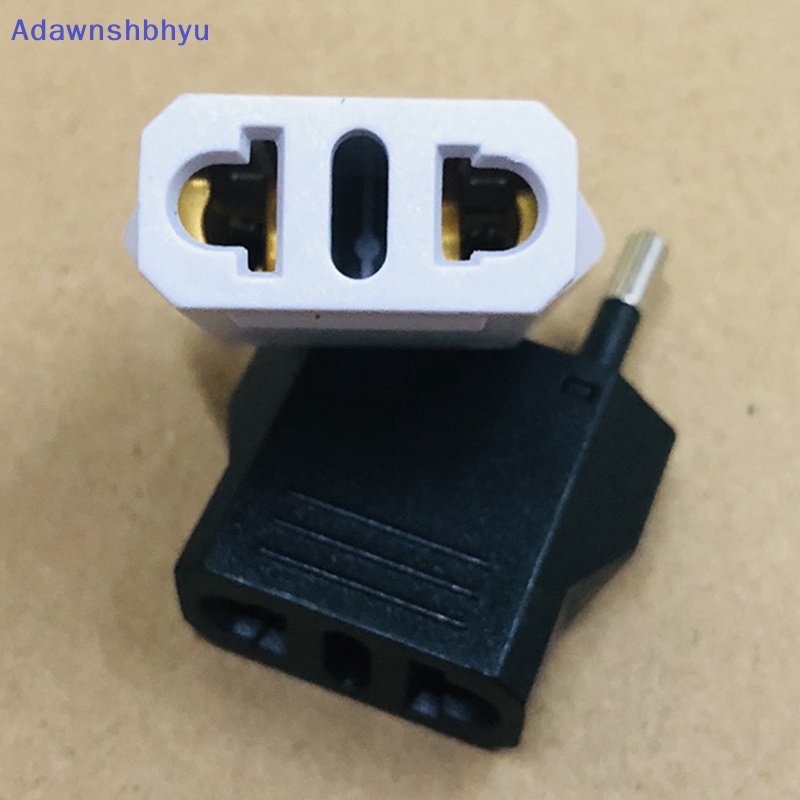 Adaptor Colokan Listrik Travel Adhyu Amerika China Ke EU Eropa 6A Konektor Converter Plug 2pin ID