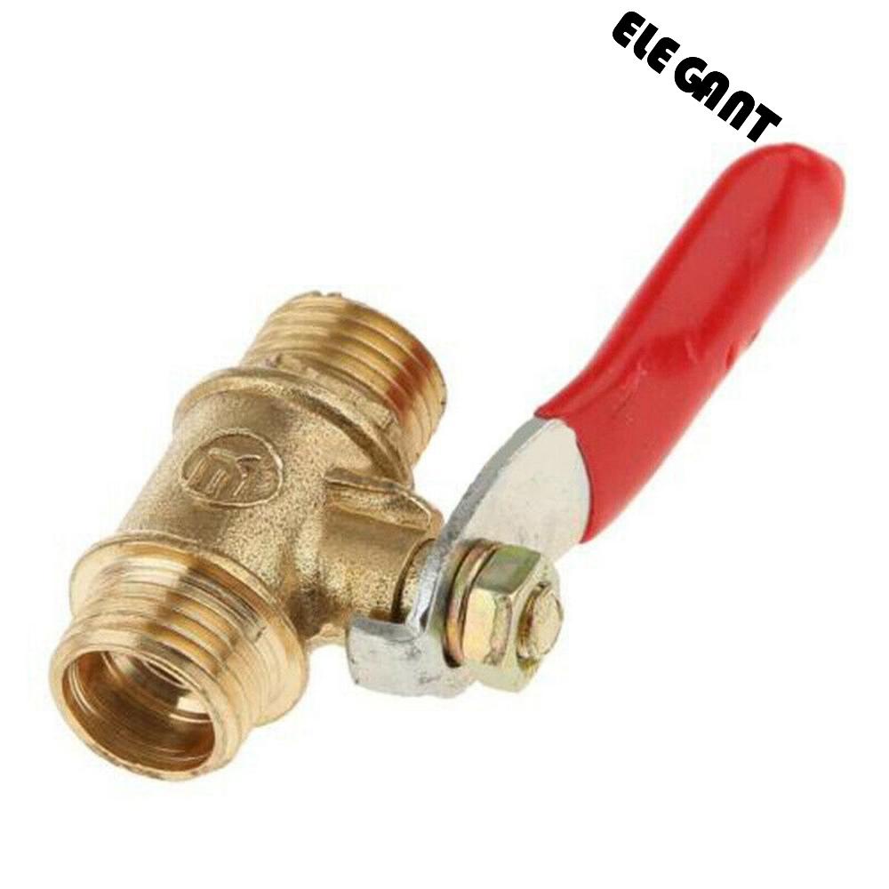 [Elegan] Pipa Male to Male Drat G1/4 Kuningan Air Compressor Switch