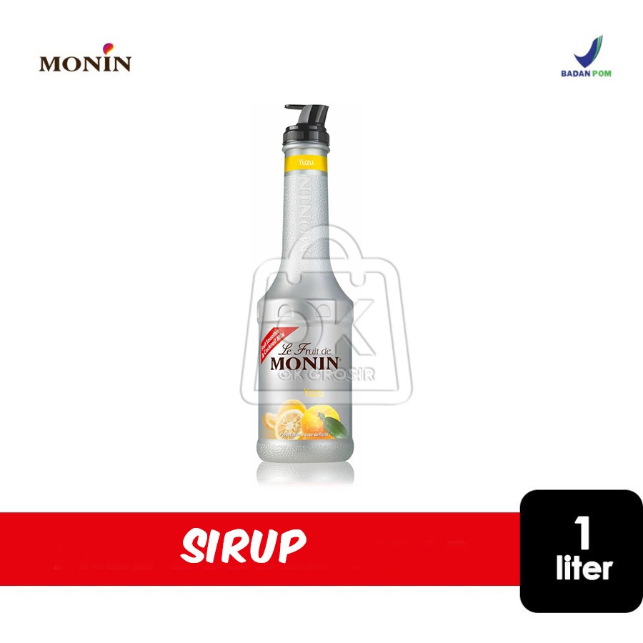 

Monin Puree Yuzu / Jeruk Yuzu (Botol 1 Liter)