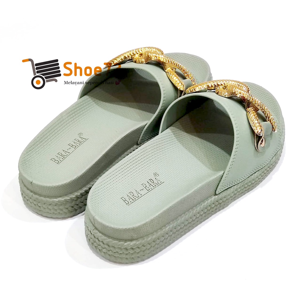 BARA-BARA JSL 895 V-58 SIZE 36-40 ORIGINAL l Sandal Selop pita jelly wanita l Sendal kokop cewek impor