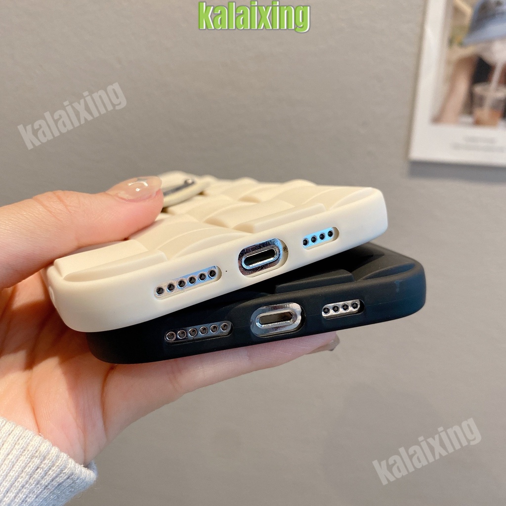 IPHONE Prada Fashion Soft Tpu Phone Case Electroplating 3D Motif Kotak Untuk Iphone14 Pro Max14 13 Pro Max Xr X Xs Max11 12 Pro
