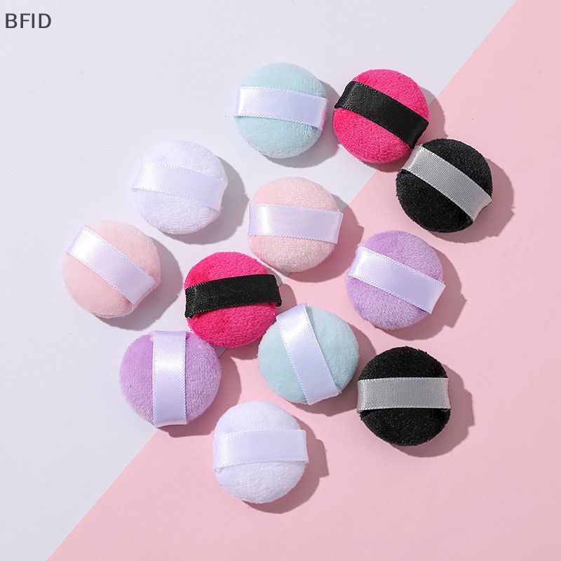 [BFID] 3/4/6pcs Mini Powder Puff Facial Beauty Foundation Makeup Sponge Alat Kosmetik [ID]