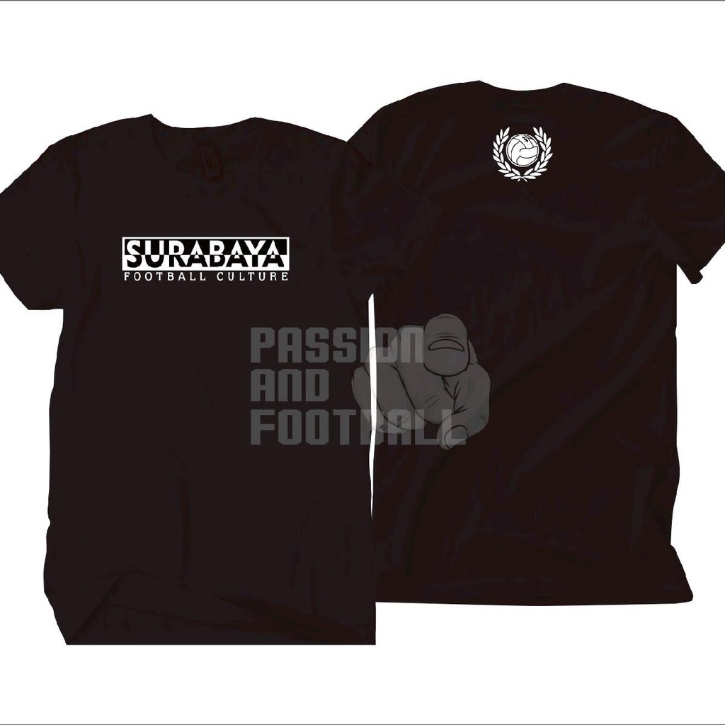 T-SHIRT SURABAYA FOOTBALL CULTURE KOTAK ( SABLON DTF )
