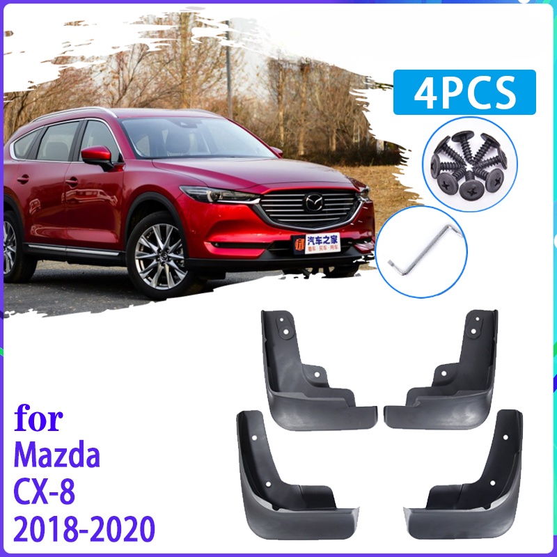 Flaps Lumpur Mobil Untuk Mazda CX-8 2018 2019 2020 CX 8 CX8 MPV Mudguard Splash Guards Fender Mudflaps Aksesoris Mobil