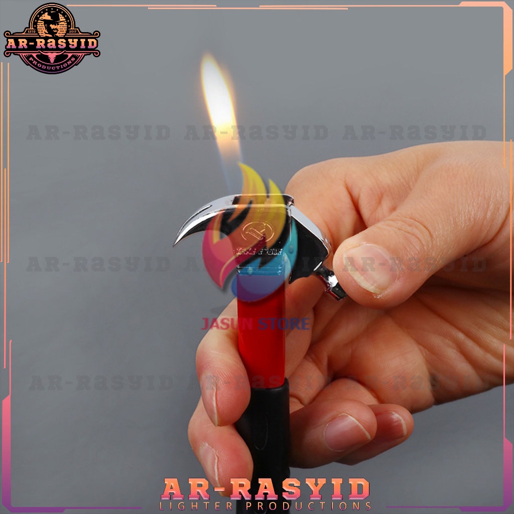 TERBARU! Korek Api Gas Palu Hammer Baida Lighter BD-920