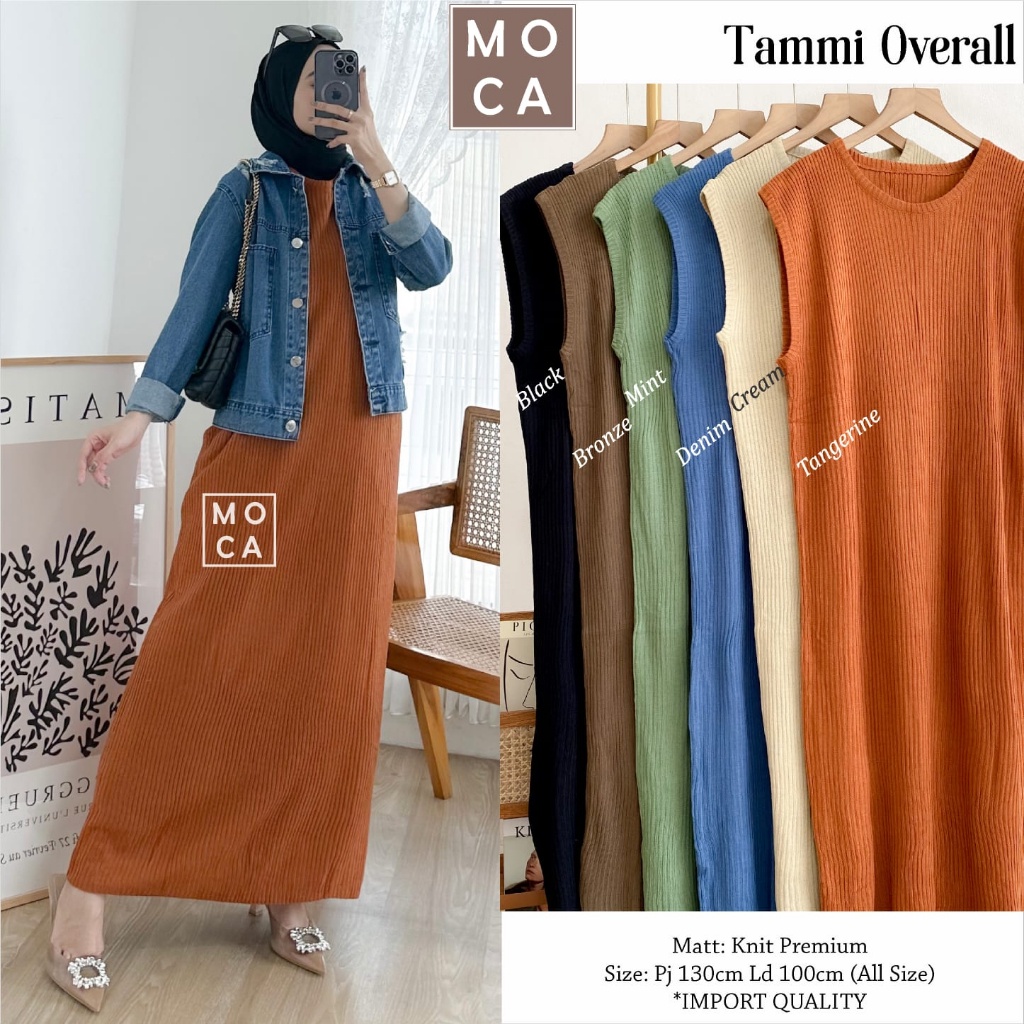 Tammi Overall ORI MOCA | Ld100 Knit Premium