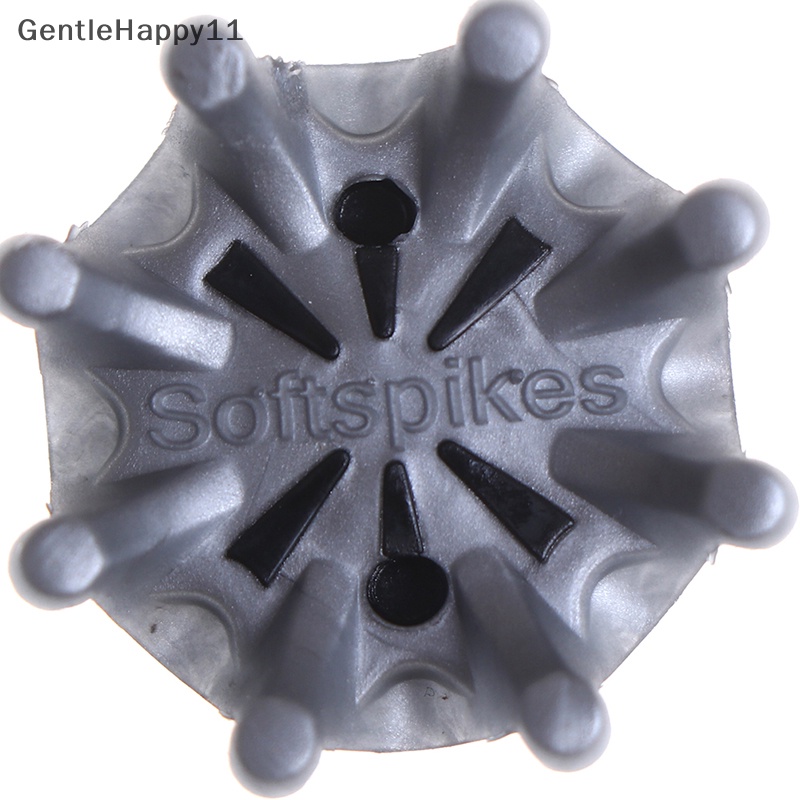 Gentlehappy 14x Silver Sepatu Golf Paku Putar Cepat Studs Cleats Softspikes Untuk Footjoy id