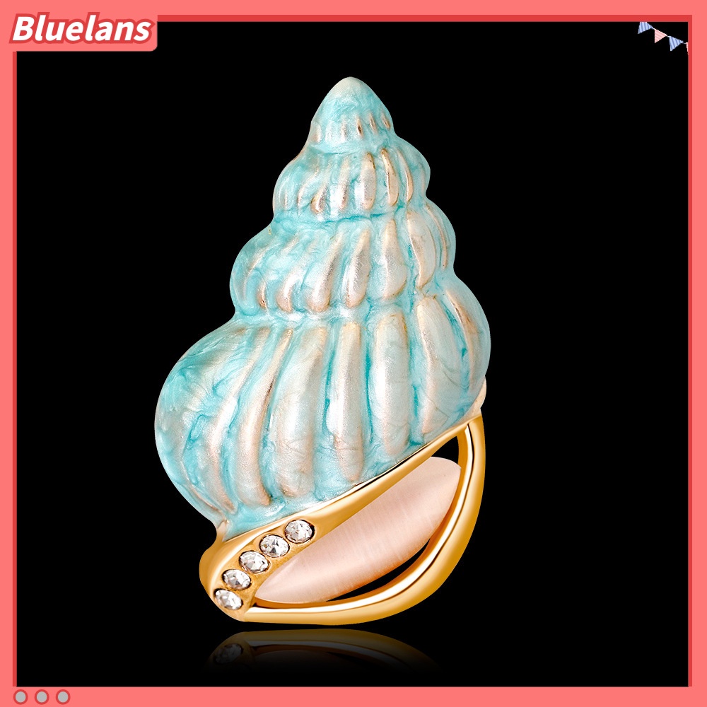 [BLS] Bros brooch Korsase Keong Biru Muda Segar