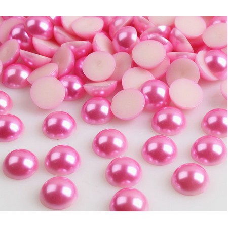 Grosir Mutiara Belah 4mm 250pcs, Half Pearl, Henna, Nail Art, Deco Case