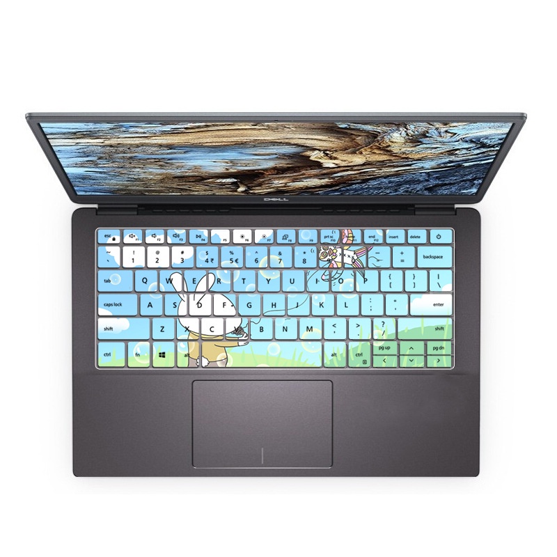 Cover Film Pelindung Keyboard Notebook Kartun Dicat Bunga Untuk Dell Vostro 5000 13.3 Inch 5390vostro 14 3400 3405 3401 Inspiron 13 7000 7391 5390 5391 14 5490 5493 Inspiron 13