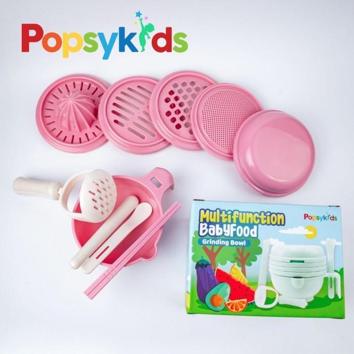 Popsy Kids Grinding Bowl MPAsi Food Maker Alat Pembuat Makanan MPAsi