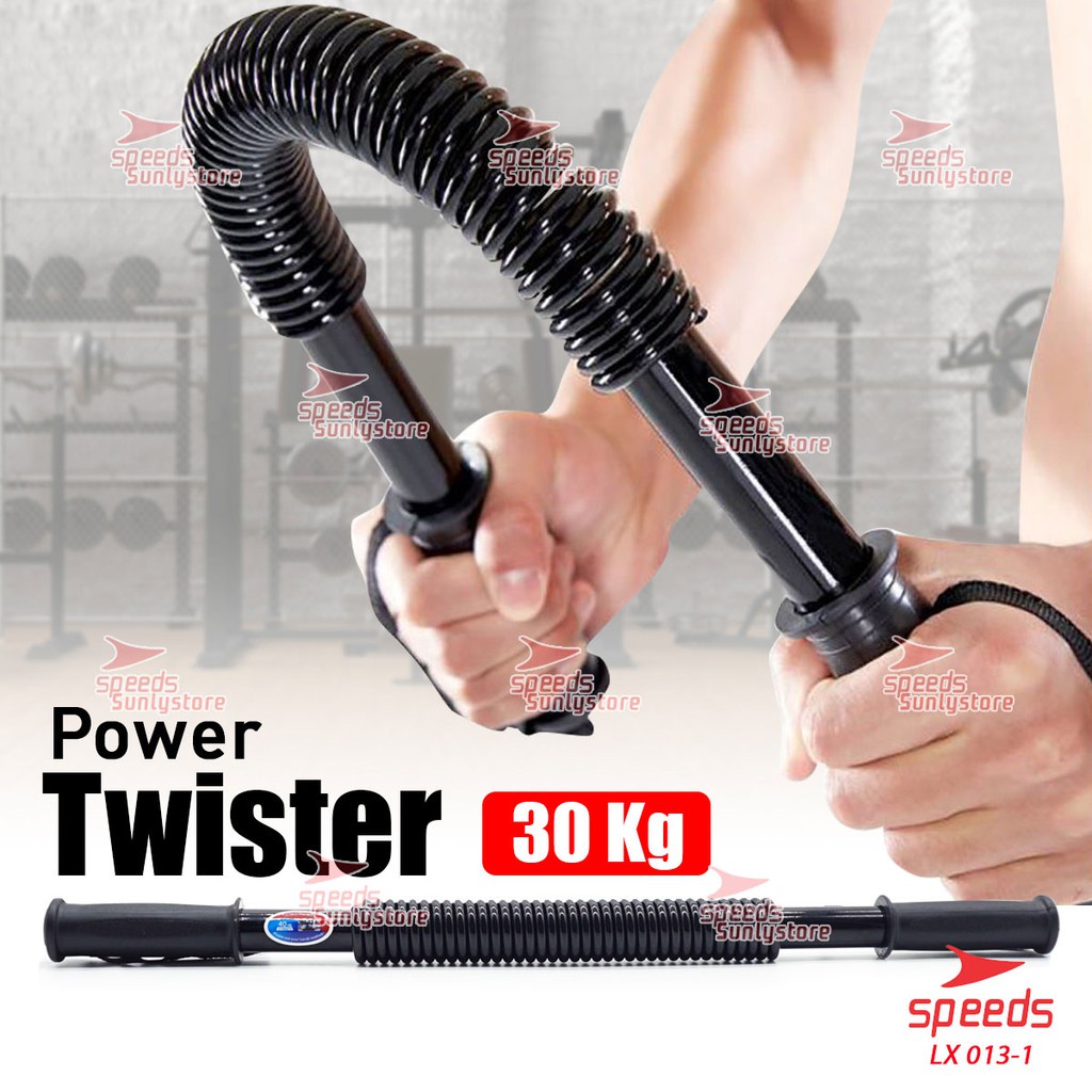 Power Twister Power Bender 30kg alat Fitness Pembentuk Otot Bahu Dan Dada