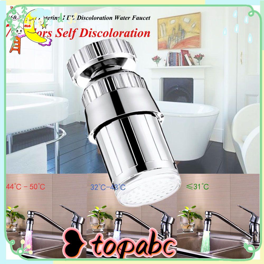 TOP 360° Rotation Glow LED Faucet Fantastic Kitchen RGB Keran Air