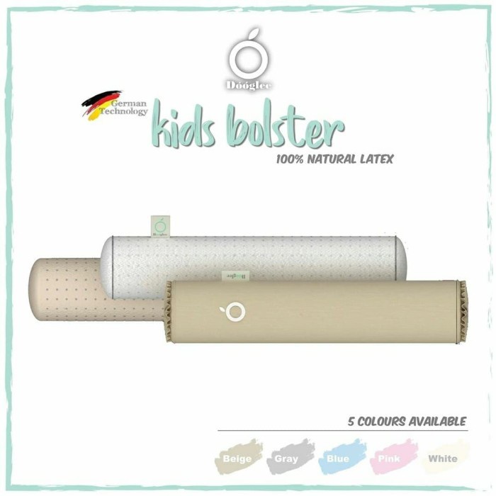 Doogle Kids Bolster Case - Sarung Bantal Sprei Anak