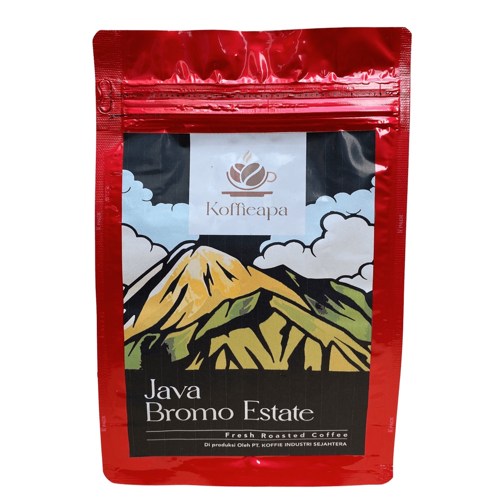 

Koffieapa Java Bromo Estate Arabica Robusta Kopi bubuk halus biji kopi murah 350g