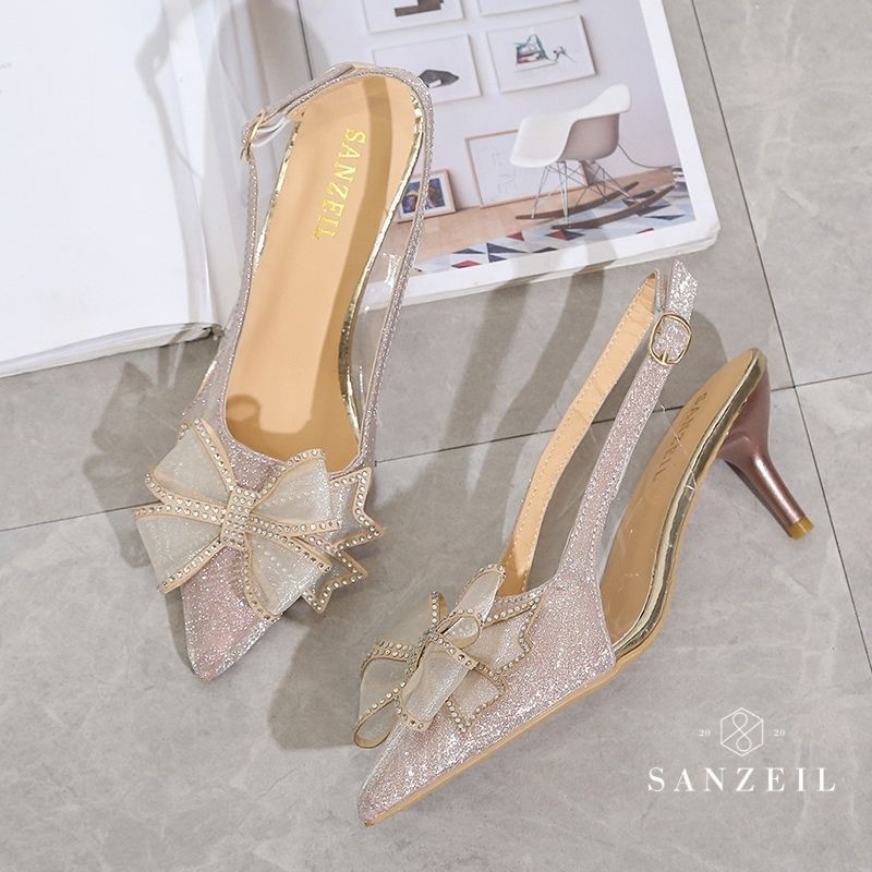 BISA COD &gt;&gt;&gt; 4411 - Sanzeil Dewi Heels 5cm Wanita Casual