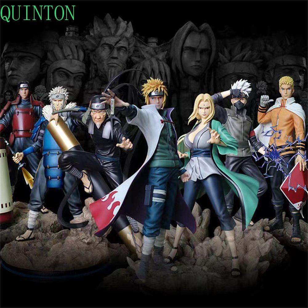 QUINTON Naruto Action Figure Hadiah Anime Model Figure Mainan Action Figure Hatake Kakashi PVC Kartun NARUTO