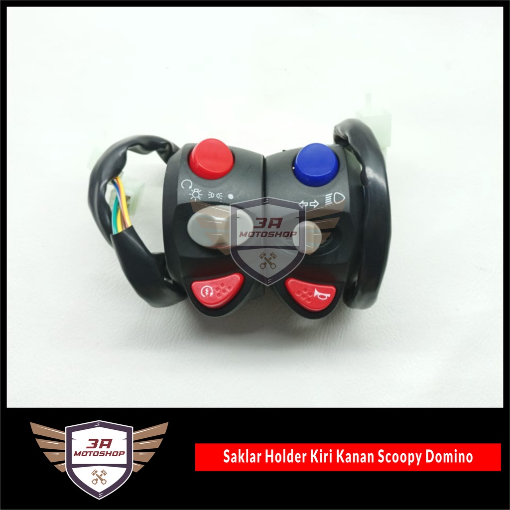 Saklar Holder Kanan Kiri Set Domino Universal Beat Vario Scoopy nmax Fino PCX