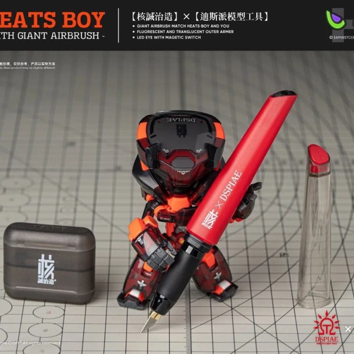 Earnestcore craft Heats Boy Black With giant airbrush limited