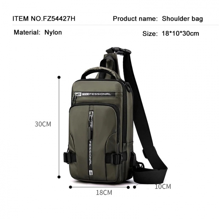 167 STAYE Tas Ransel Selempang Crossbody Professional 3 in 1 Waterproof