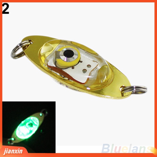 (In Stock) LED Deep Drop Bentuk Mata Bawah Air Memancing Cumi Ikan Lure Light Lampu Kedip