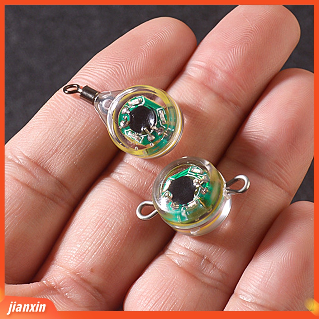 (In Stock) Memancing Umpan Lampu Deep Drop Underwater Simulasi Fisheye Tackle Profesional Attract Fish Tahan Air LED Lure Attractant Button Fish Gathering Light Outdoor Fishing