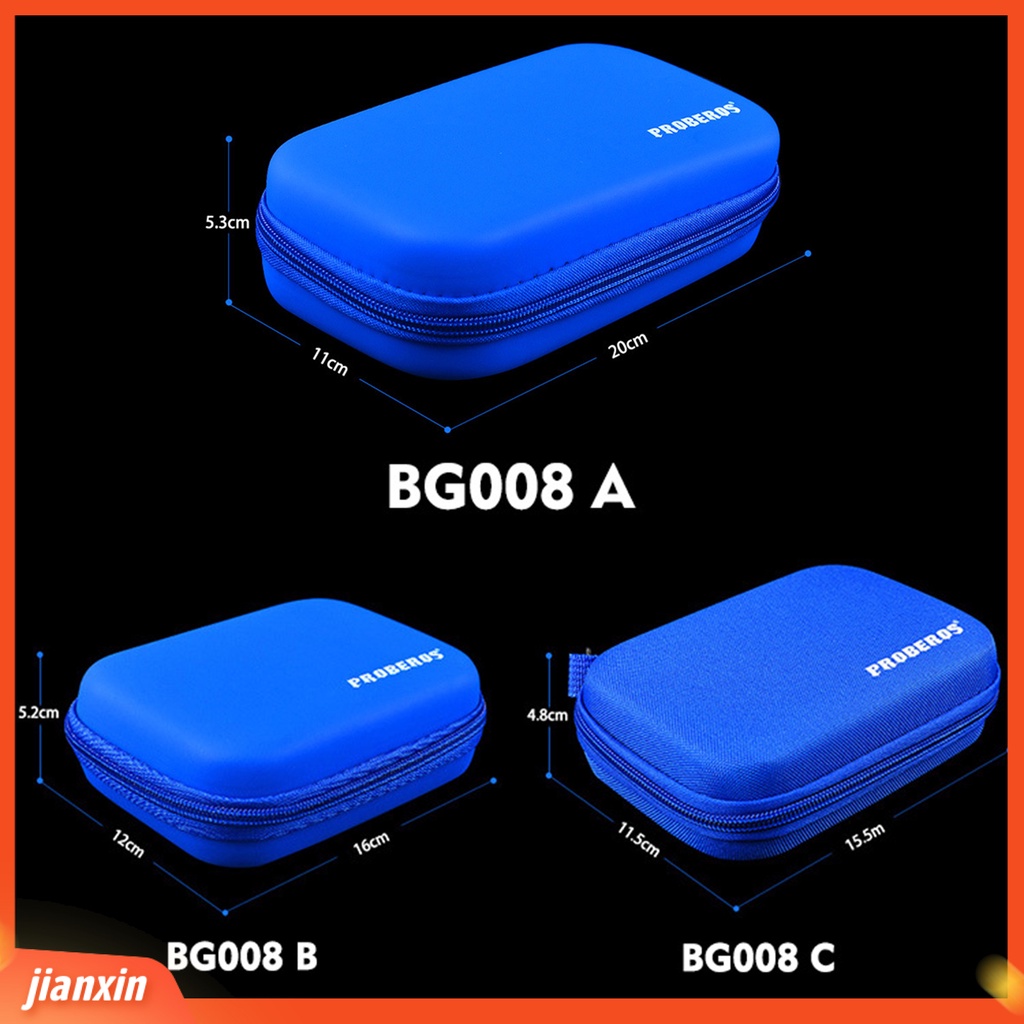 (In Stock) Menebal Tas Umpan Tahan Air EVA Inner Halus Resleting Memancing Case Angling Perlengkapan