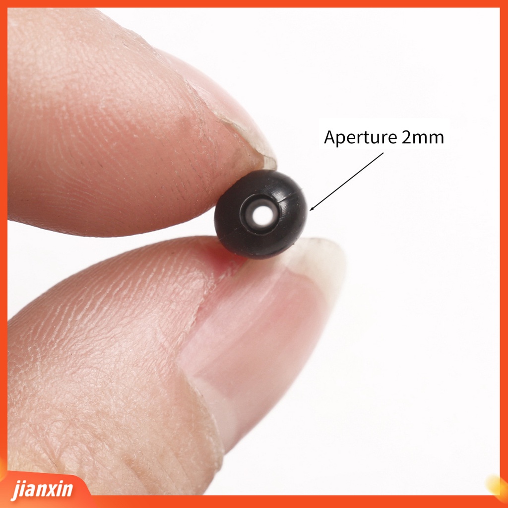 (In Stock) 100Pcs Manik-Manik Memancing Anti-Tabrakan Compact Ringan Manik-Manik Pancing Feeder Komponen Pengait Pancing Untuk Air Tawar