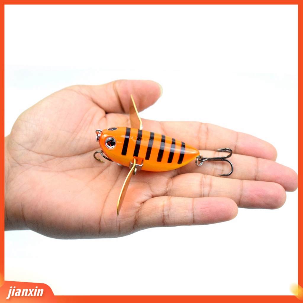 (In Stock) 12.5g 5.8 cm Umpan Lebah Padat Treble Hook Keras Buatan Serangga Lebah Bionic Lure Aksesoris Untuk Outdoor