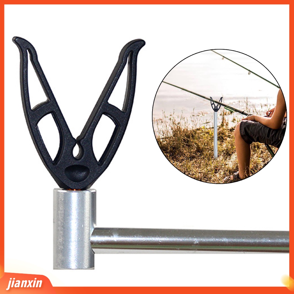 (In Stock) Plastik V-Head Rod Butt Anti Gores Reusable Ringan Pancing Stand Head Aksesoris Pancing