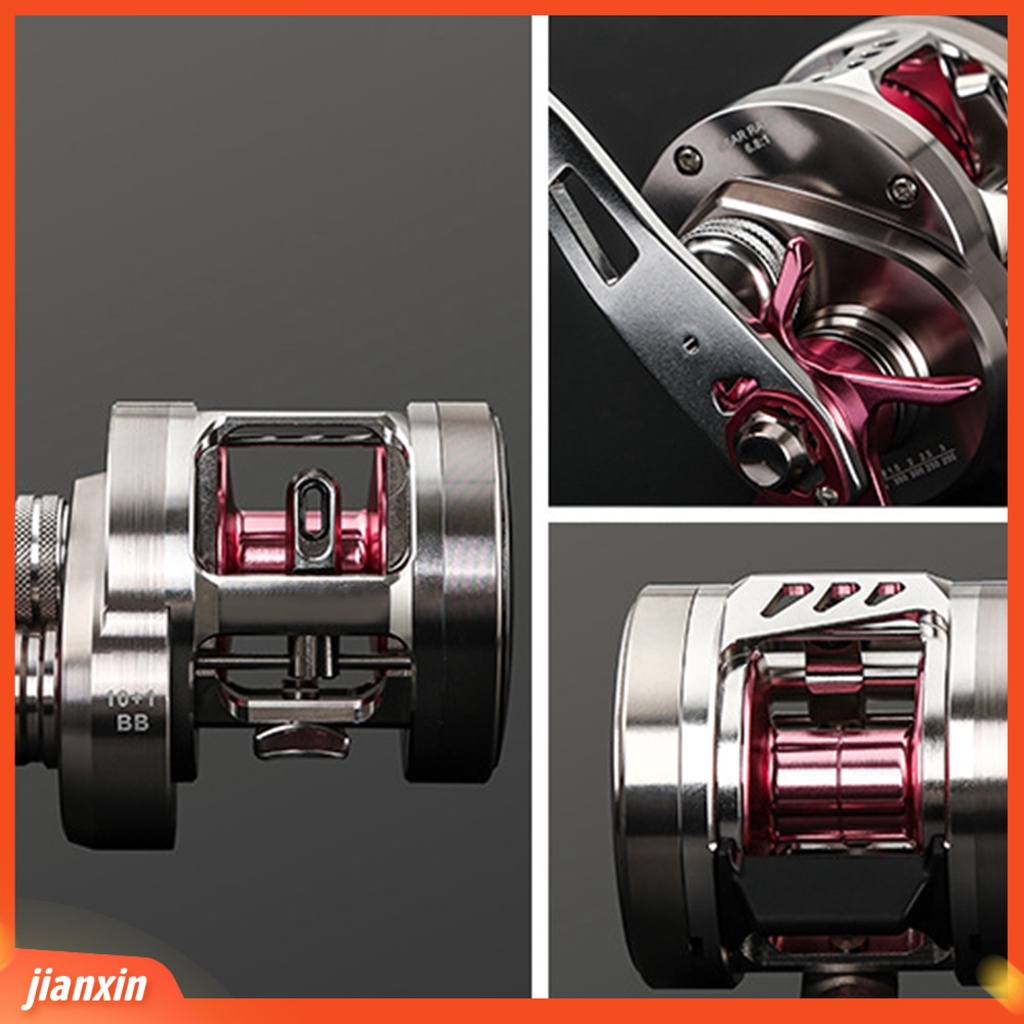 (In Stock) Gulungan Pancing Halus Presisi Bantalan Satu Arah Stabil Memancing Roda Metal Untuk Memancing