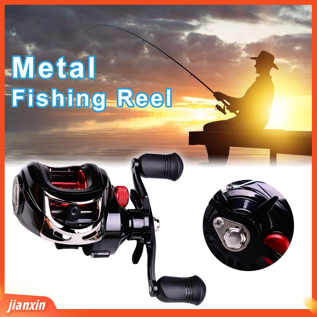(In Stock) Gulungan Pancing 7.2:1 Gear Ratio Multifungsi Metal 17 +1 Axis Seafishing Wire Reel Untuk Memancing