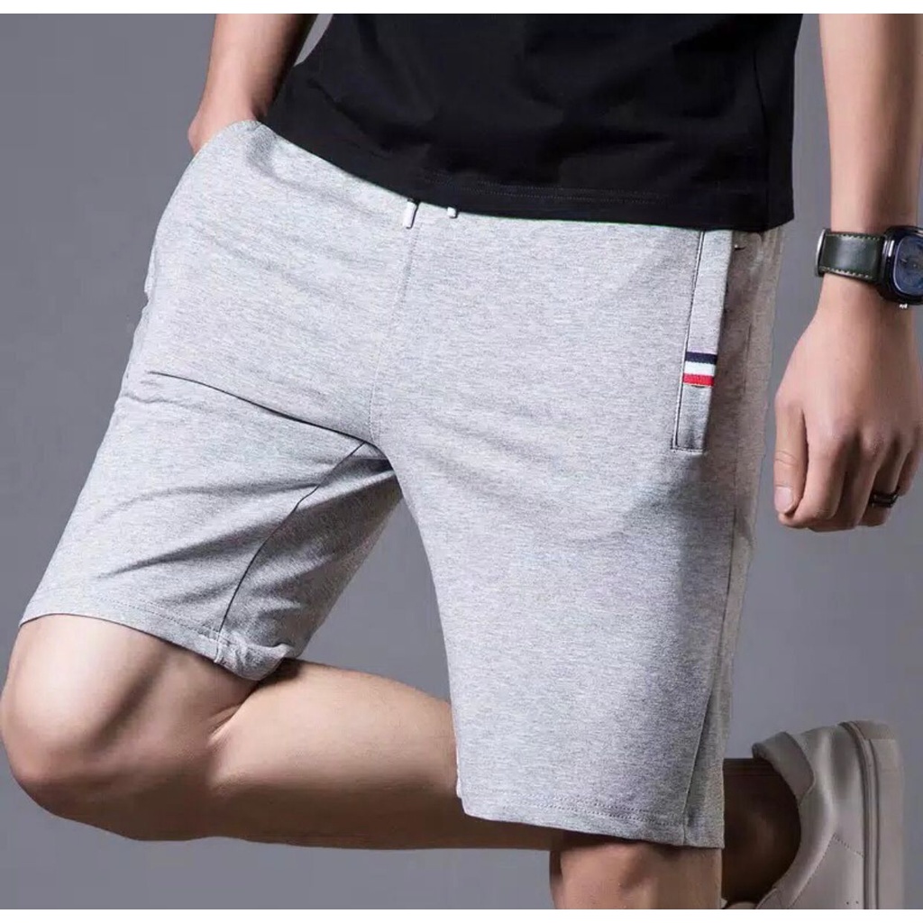 PROMO GILA!!! - Short Sweatpants Basic | Boardshort | Celana Pendek Pria Full Katun Fleece Casual Murah Best Seller