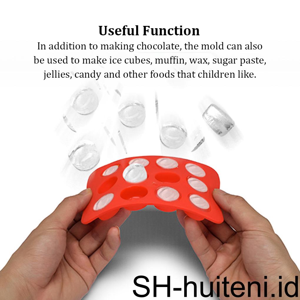 Cetakan Coklat Bentuk Bintang 12-grid Mini Ice Cube Tray Fondant Pastry Kue Dekorasi Dapur Toko Aksesoris Masak