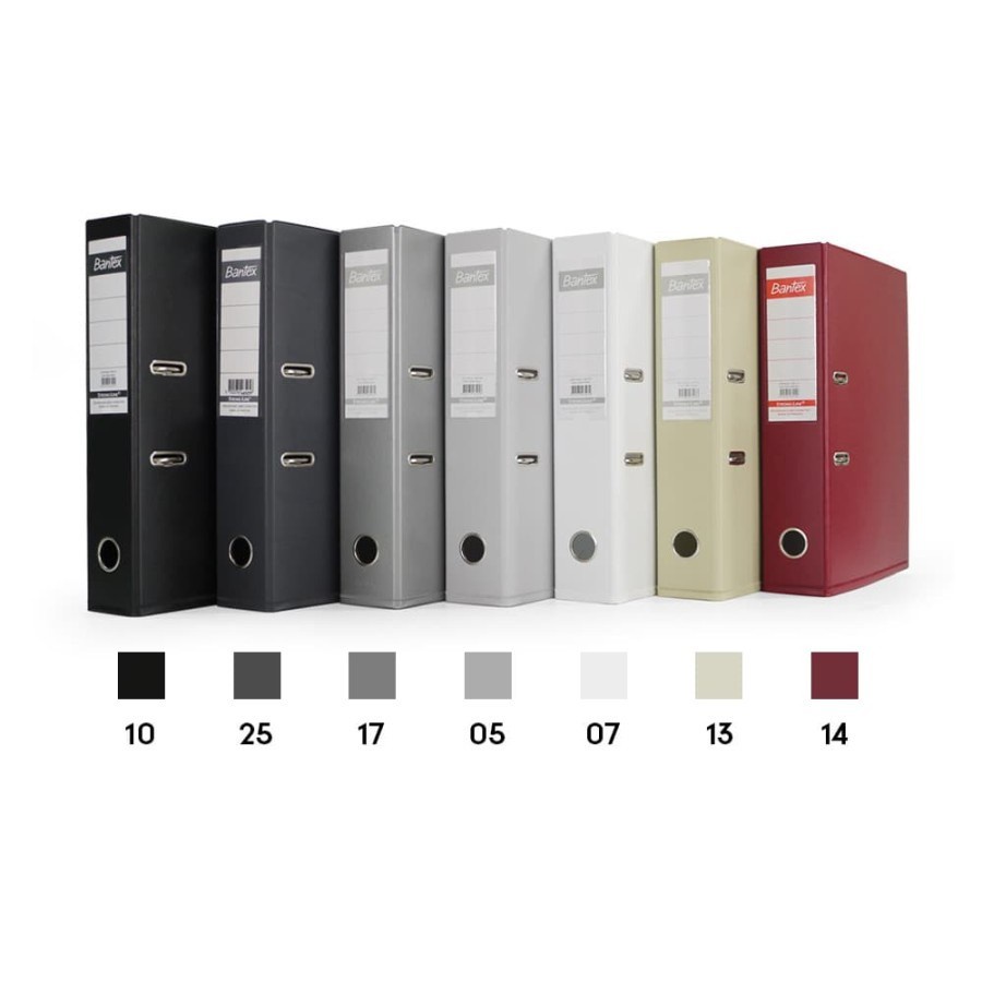 

[Artomas] Bantex Lever Arch File Ordner PVC A4 7cm Neutral Colours #1450V