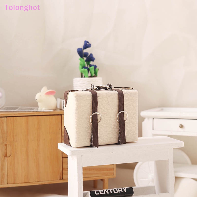 Tolonghot&gt;1:12 Rumah Boneka Miniatur Koper Kotak Koper Tas Tas Mini Model Rumah Dekorasi Mainan Aksesoris Rumah Boneka well