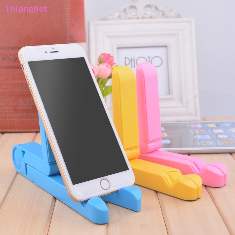 Tolonghot&gt; Holder Ponsel Tablet Lipat Universal Adjustable Desktop Stand Support Untuk IPad IPhone Table Stabilizer well