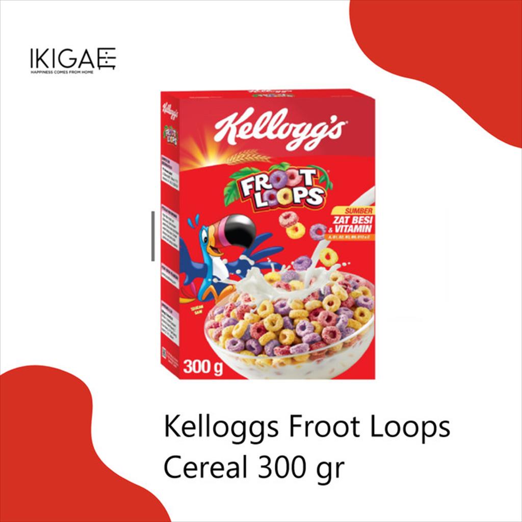 

KELLOGG`S FROOT LOOPS CEREAL 300 GR PREMIUM !!!
