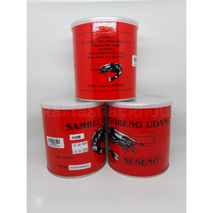 

✨Ready Stok✨ - SAMBAL GORENG UDANG GURIH SUSENO LAMPUNG - utuh