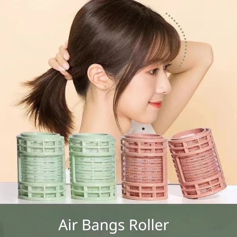 Air Bangs Hair Rollers Self-adhesive Lazy Bang Hair Curlers Clips Hair Roots Fluffy Artifact Alat Styling Rambut Aksesoris Rambut