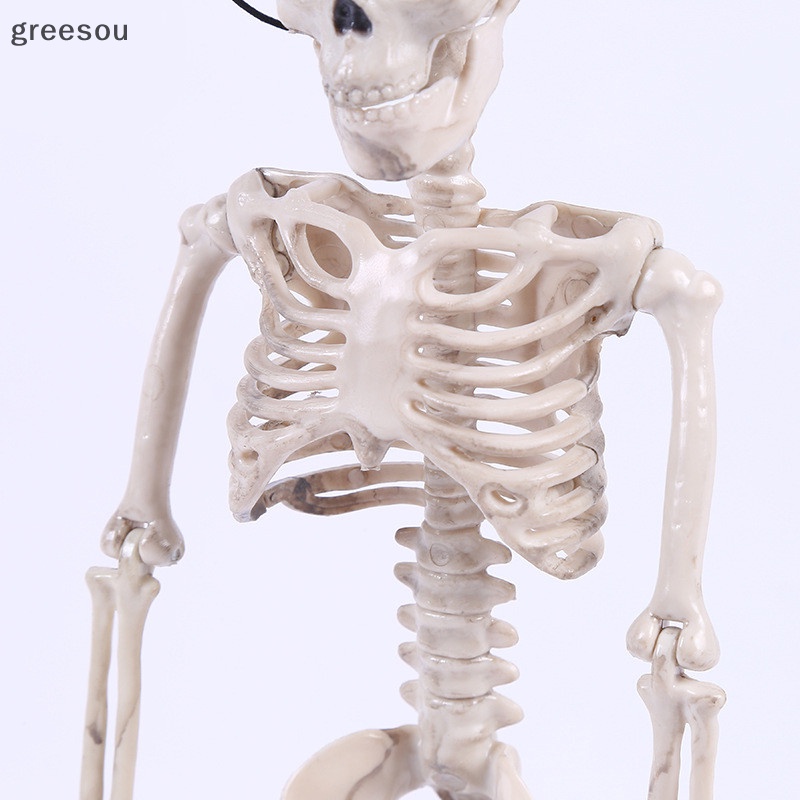 Greesou Posable Skeleton Halloween Decor Mengerikan Tulang Pria Merayap Dekorasi Pesta ID