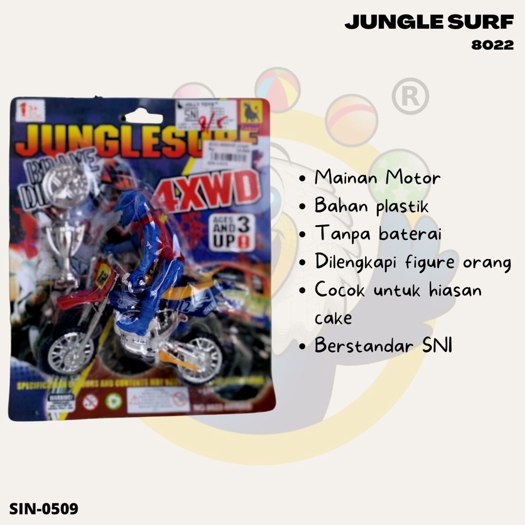 RAJAWALI TOYS GAJAHMADA MAINAN ANAK JUNGLESURF 8022